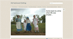 Desktop Screenshot of oldfashionedclothing.com
